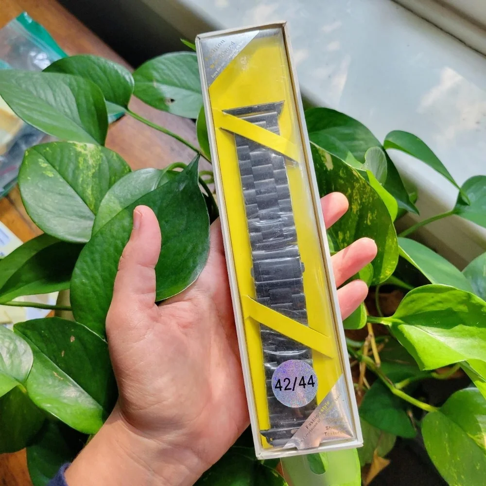 Vintage Black Watchband - Picture 4 of 7